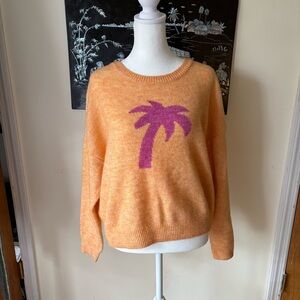 Wool blend preppy sweater